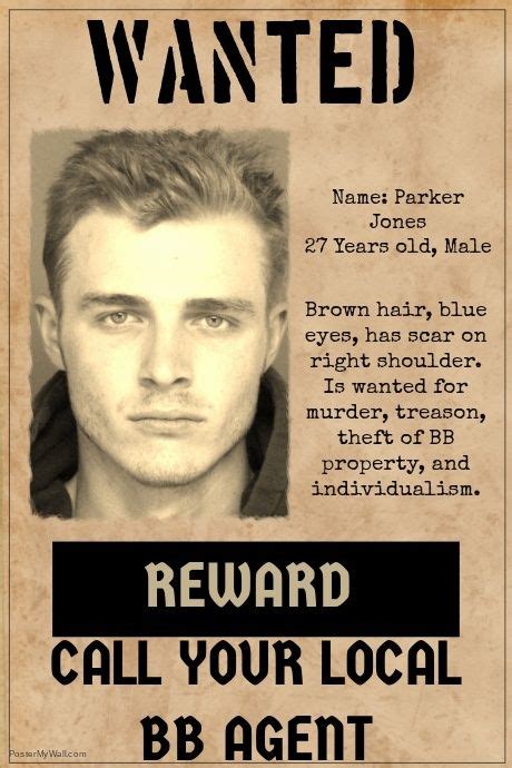 Copy Of Wanted Poster Template Old Paper Style