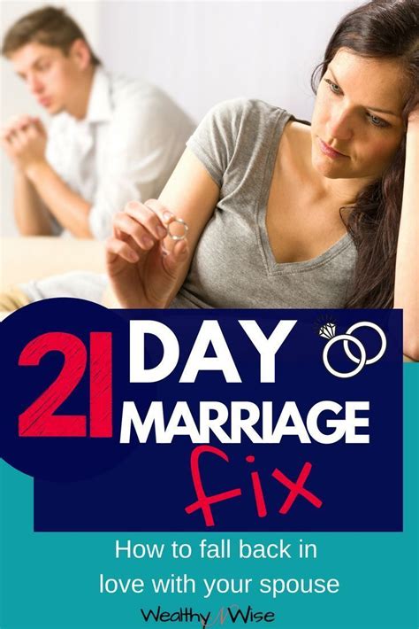 21 Day Marriage Fix Marriage Help Improve Marriage Troubled Marriage