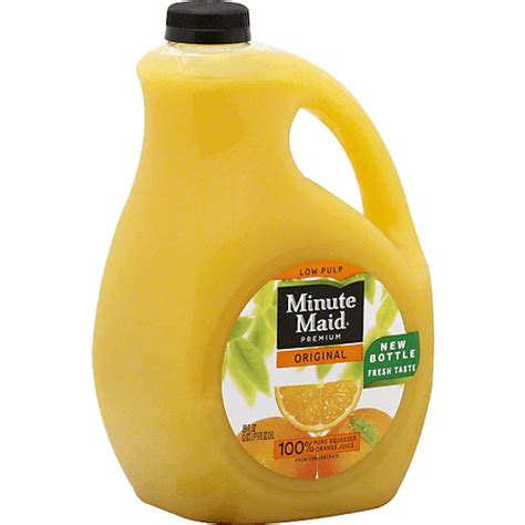 Minute Maid Premium 100 Orange Juice 89 Fl Oz Jug Dairy Quality