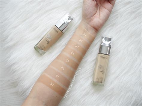 Loreal True Match Foundation Review Swatches All Shades Genny Beauty