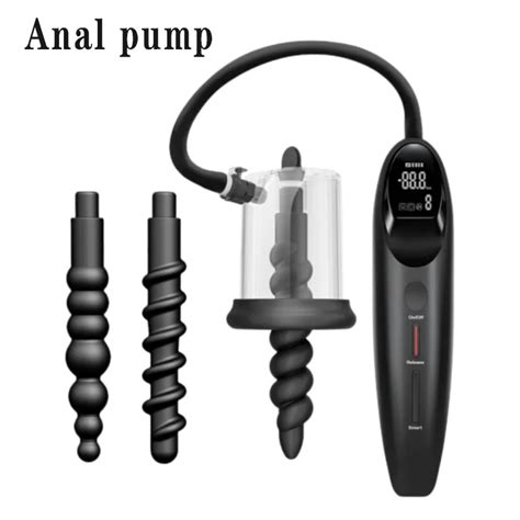 Vacuum Sucking Anus Pump Prostate Massage Smart Electric Anus Plug Anal