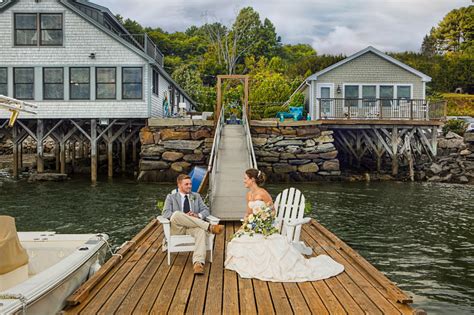 Intimate Maine Seaside Wedding The Maine Boathouse — Coastal Maine