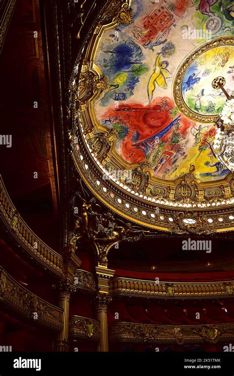 Opera Garnier Or Palais Garnier Interior 1964 Marc Chagall Ceiling