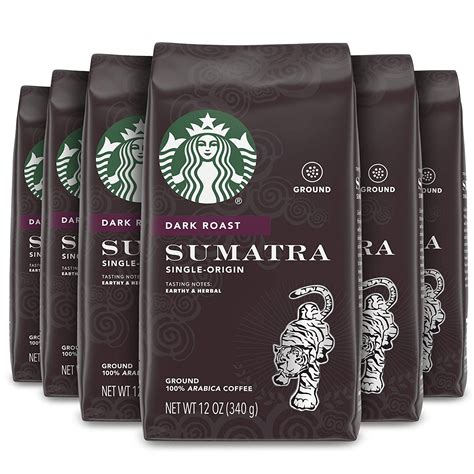 starbucks dark roast ground coffee — sumatra — 100 arabica — 6 bags 12 oz each lazada ph