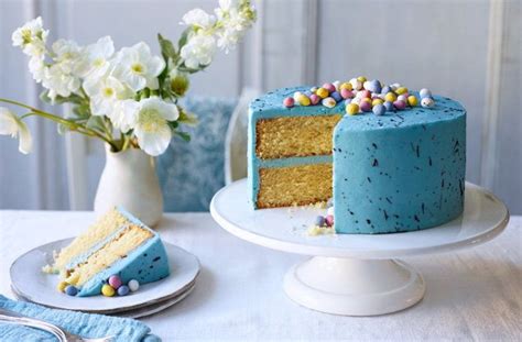 How To Make A Speckled Egg Easter Cake Recipe Easter Cakes Easter