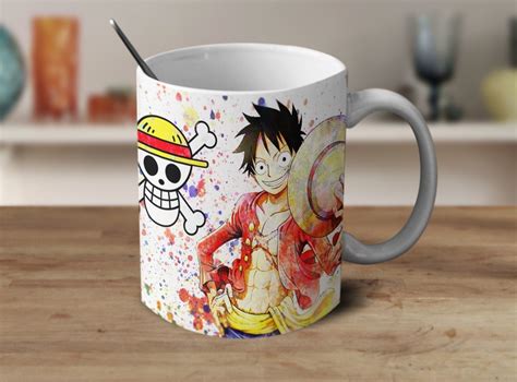 One Piece Anime Coffee Mug Luffy Straw Hat Pirates T Mug Anime Mug