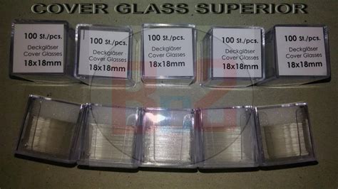 Jual COVER GLASS Deck Glass Kaca Penutup Merk SUPERIOR 1 Box Besar
