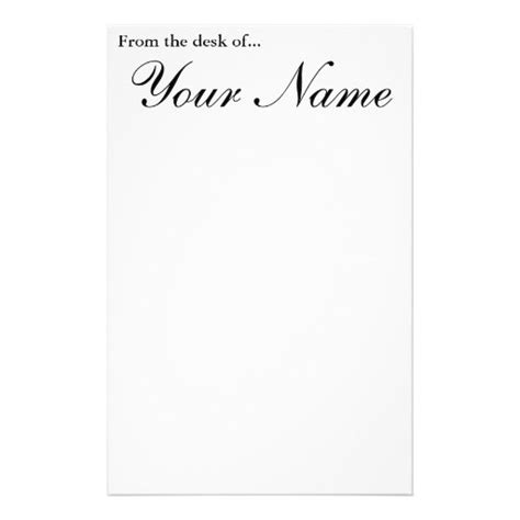 Click below to download your free from the desk of santa letterhead. From the desk of... customized stationery | Zazzle