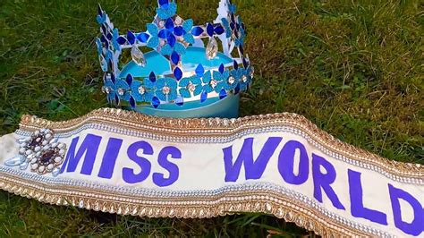 How To Make Miss World Crown Diy Newspaper Crown Best Out Of Waste
