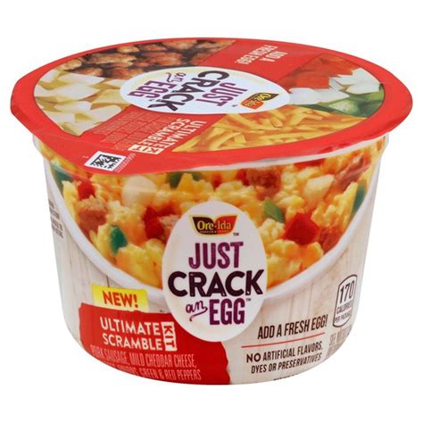 Just Crack An Egg Ultimate Scramble Kit Breakfast Bowls 3 Oz From H E