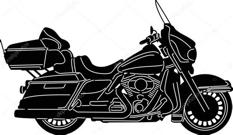 Motorcycle Detailed Silhouette Stock Vector Image By ©silverrose1