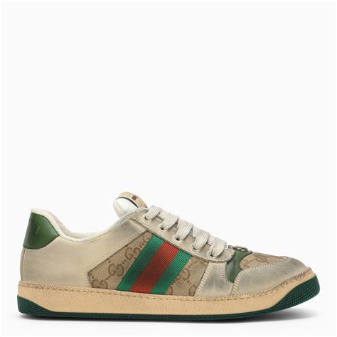 Gucci Screener Butter Low Trainer Thedoublef