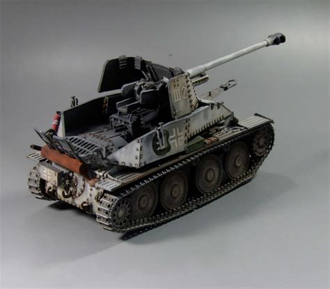 Models And Kits 130 Ww2 German Marder Iii Tank Destroyer Grey Version