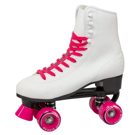 C7skates Soft Faux Leather Quad Roller Skates Pink Womens 11 Mens