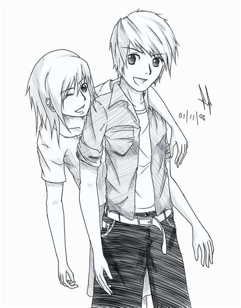 Anime Boy And Girl Holding Hands Posted By Brittany Timothy