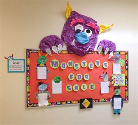 Monster Bulletin Board Monster Bulletin Boards Monster Theme Classroom