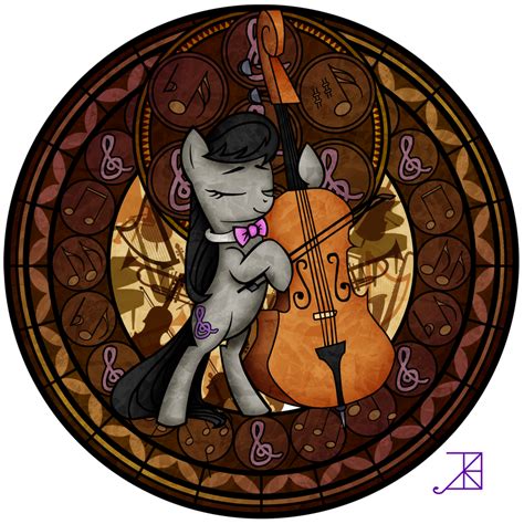 Commission Stained Glass Octavia And Her Cello By Akili Amethyst On