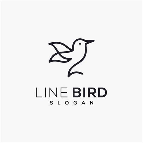Premium Vector Line Bird Logo