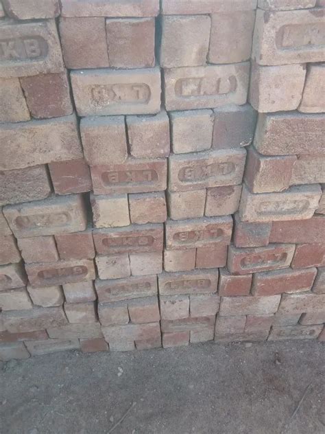 Rectangular Red Bricks Size 8 In X 4 In X 4 In For Side Wall At