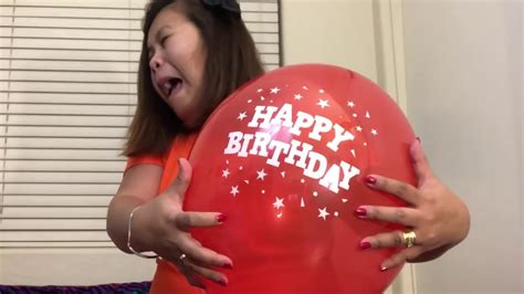 Balloon Nail Popped With Red Nail Polish Youtube