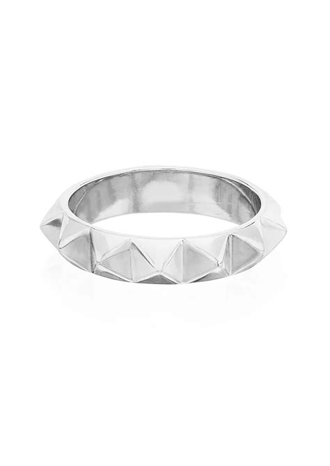 Anna Beck Studded Stack Ring Silver