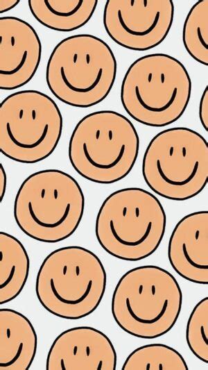 Preppy Smiley Face Wallpaper En