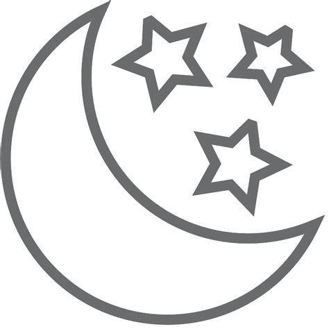 Moon Stars Vector Svg Icon Svg Repo