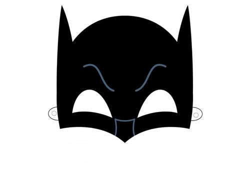 Setki darmowych szablonów do wydrukowania: Maski Superbohaterów - Batman - szablon do druku