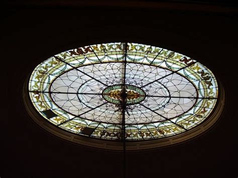 Elstowe Manor Stained Glass Skylight Dome Ceiling Ceiling Lights