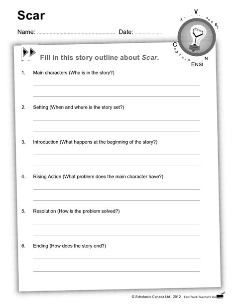 Writing A Short Story Template