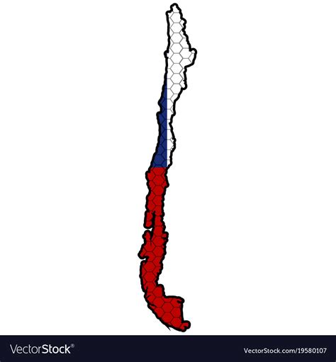 Map Chile Royalty Free Vector Image Vectorstock