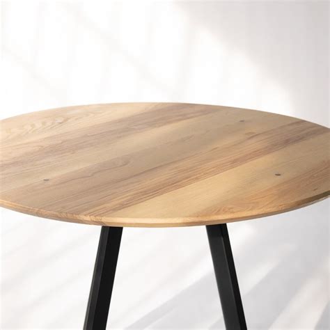 Round Modern Kitchen Table The Seneca Table Edgework Creative