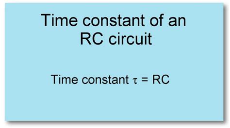 Rc Circuit Formula Derivation Using Calculus Owlcation