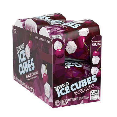 Buy Ice Breakers Ice Cubes Black Cherry Flavored Sugar Free Chewing Gum