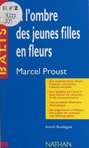 À Lombre Des Jeunes Filles En Fleurs Marcel De Annick Bouillaguet