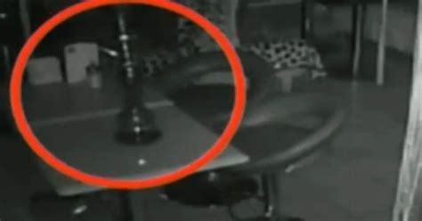 Ghost Caught On Camera Cctv Shows Poltergeist Trashing Haunted Bar