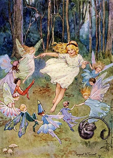 Fairies Dancing In A Circle Digital Art By Margaret Tarrant