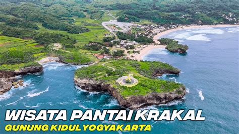 Pantai Krakal Gunung Kidul Yogyakarta Drone Video Youtube