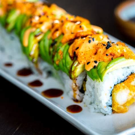 Crunchy Dragon Roll Sushi