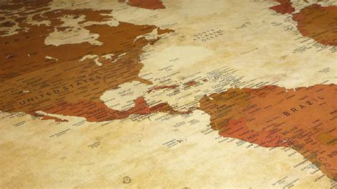 Mapamundi Vintage Mapa Mundial Vintage Mapamundi Decorativo