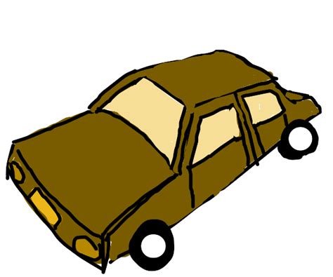 Brown Car Drawception