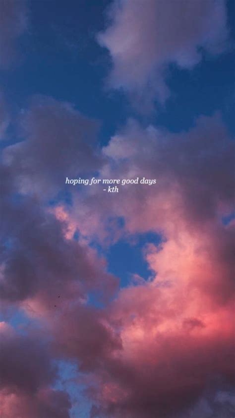 Aesthetic Pink Sky Quotes 750x1334 Wallpaper