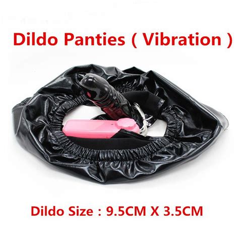 Leather Elastic Dildo Panties Discreet Wear Silicone Dildo Underwear