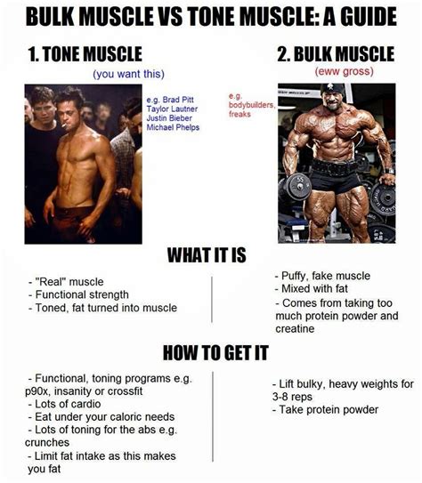 Tone Muscle Vs Bulk Muscle Strength Fighter