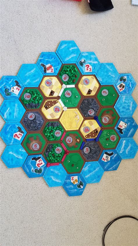 Settlers Catan Style Magnetic By Dakanzla Thingiverse Catan