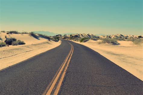 Road In A Desert Free Stock Photo Public Domain Pictures