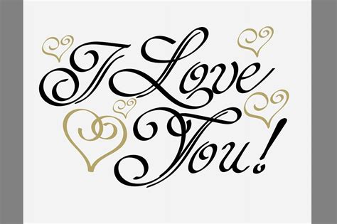 I Love You Calligraphy Design Calligraphy And Art