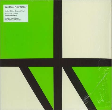 New Order Restless Green Vinyl Uk 12 Vinyl Single 12 Inch Record