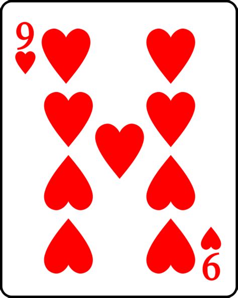 Playing Card Heart Image Clipart Best
