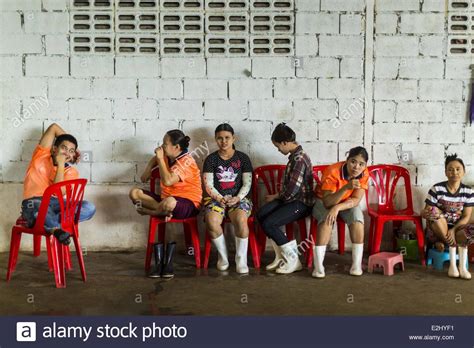Samut Sakhon Samut Sakhon Thailand Th June Burmese Migrant Workers Relax In A Shrimp